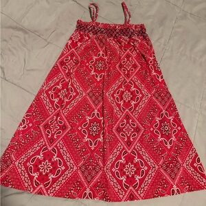 The Children's Place Red Bandana Print Dress
